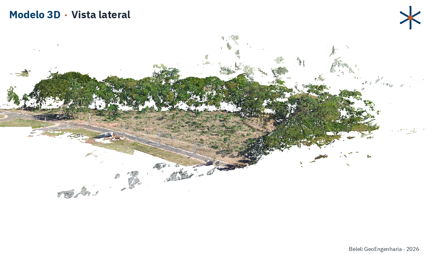 Modelo 3D lateral